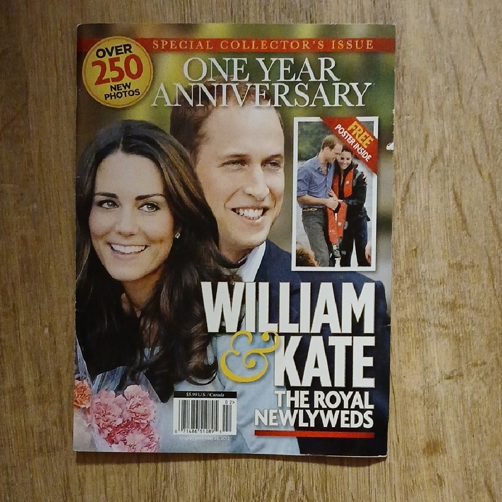 One Year Anniversary Special Collector's Issue Magazine - William & Kate
